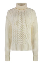 Load image into Gallery viewer, Virgin wool turtleneck sweater
