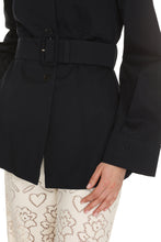 Load image into Gallery viewer, Belted cotton jacket
