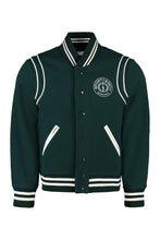 Load image into Gallery viewer, Embroidered wool bomber jacket
