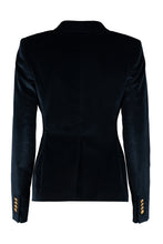 Load image into Gallery viewer, Double-breast velvet blazer
