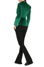 Load image into Gallery viewer, Double-breast velvet blazer

