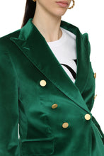 Load image into Gallery viewer, Double-breast velvet blazer
