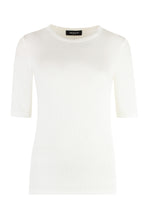 Load image into Gallery viewer, Viscose crew-neck T-shirt
