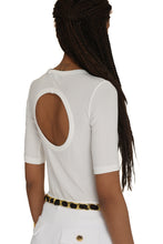 Load image into Gallery viewer, Viscose crew-neck T-shirt
