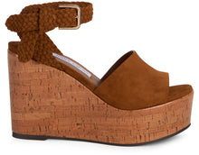 Load image into Gallery viewer, Wedge sandal Jori 100 in leather
