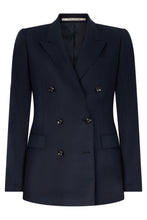 Load image into Gallery viewer, Paris blazer double-breasted in virgin wool and silk blend

