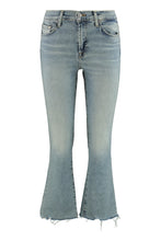 Load image into Gallery viewer, Daisy High-rise flared jeans
