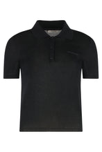 Load image into Gallery viewer, Knitted cotton blend polo shirt
