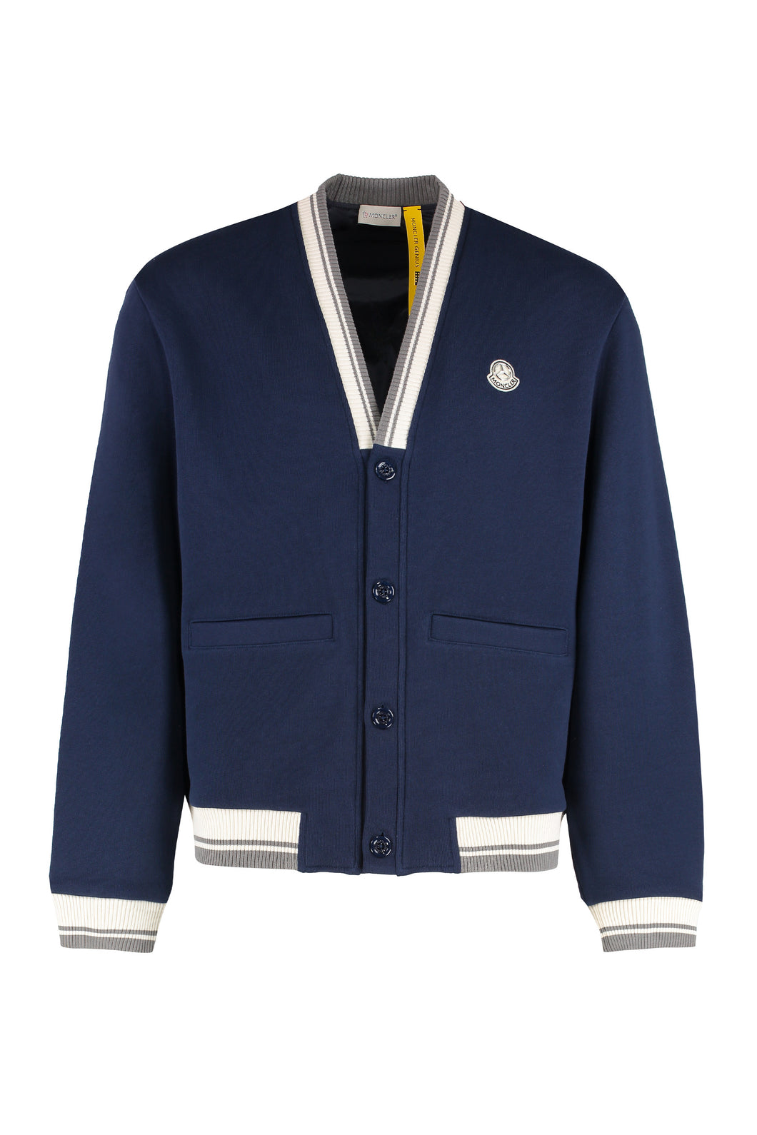 3 Moncler x Mercedes-Benz by Nigo - Logo detail cotton cardigan