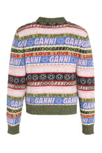 Load image into Gallery viewer, Jacquard knit cardigan
