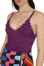 Load image into Gallery viewer, Knitted lurex top
