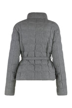 Load image into Gallery viewer, Short Bussettes jacket in wool blend with belt
