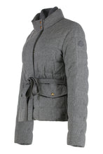 Load image into Gallery viewer, Short Bussettes jacket in wool blend with belt
