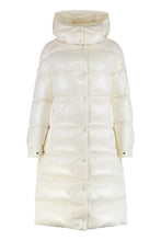 Load image into Gallery viewer, Long down jacket Cavettaz with hood
