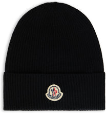 Load image into Gallery viewer, Black winter hat.
