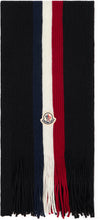 Load image into Gallery viewer, Tri-color wool scarf
