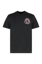 Load image into Gallery viewer, Cotton T-Shirt with Overlapping Logo
