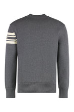 Load image into Gallery viewer, Sweater with round neck in cotton
