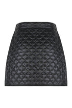 Load image into Gallery viewer, Padded mini skirt with quilted pattern.

