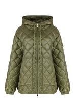 Load image into Gallery viewer, Nylon down jacket with hood
