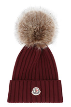 Load image into Gallery viewer, Ribbed pom-pom beanie
