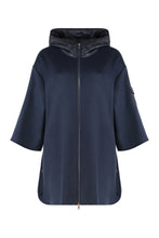 Load image into Gallery viewer, Zip-up cape with hood
