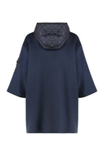 Load image into Gallery viewer, Zip-up cape with hood
