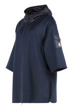 Load image into Gallery viewer, Zip-up cape with hood
