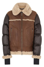 Load image into Gallery viewer, Down jacket in nappa and shearling
