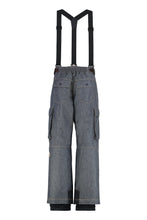 Load image into Gallery viewer, Ski bib overall padded in denim
