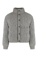 Load image into Gallery viewer, Short Ellesmere Down Jacket in Wool Tweed

