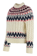 Load image into Gallery viewer, Sweater in Mixed Wool Jacquard
