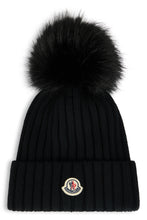 Load image into Gallery viewer, Wool hat with pompom
