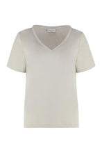 Load image into Gallery viewer, V-neck cotton T-shirt

