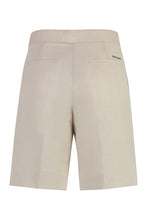 Load image into Gallery viewer, Cotton and linen bermuda-shorts
