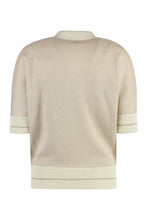 Load image into Gallery viewer, Contrast trim knitted polo shirt

