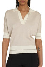Load image into Gallery viewer, Contrast trim knitted polo shirt

