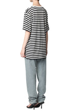 Load image into Gallery viewer, Kaki striped T-shirt
