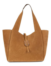 Load image into Gallery viewer, Trend shopper bag in suede leather
