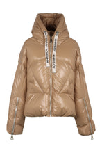 Load image into Gallery viewer, Khris Shiny hooded down jacket
