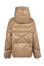 Load image into Gallery viewer, Khris Shiny hooded down jacket
