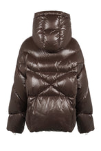 Load image into Gallery viewer, Khris Shiny hooded down jacket
