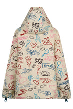 Load image into Gallery viewer, Khris Windbreaker Graffiti techno fabric jacket
