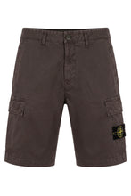 Load image into Gallery viewer, Bermuda with logo in stretch cotton
