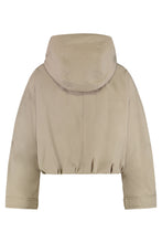 Load image into Gallery viewer, Short Eucalyptus jacket with hood
