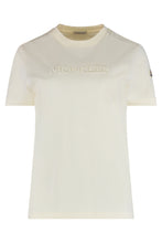 Load image into Gallery viewer, Cotton t-shirt with embroidered tone-on-tone logo
