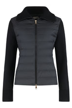 Load image into Gallery viewer, Padded cardigan in wool with zip
