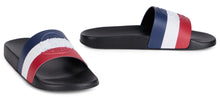 Load image into Gallery viewer, Basile slippers with stripes

