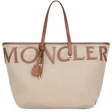 Load image into Gallery viewer, Tote bag with leather inserts
