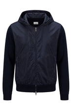 Load image into Gallery viewer, Sweatshirt made of cotton blend with zip and hood
